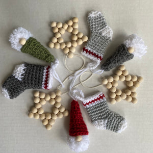 ornament - mini work sock stocking